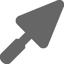 Trowel application icon