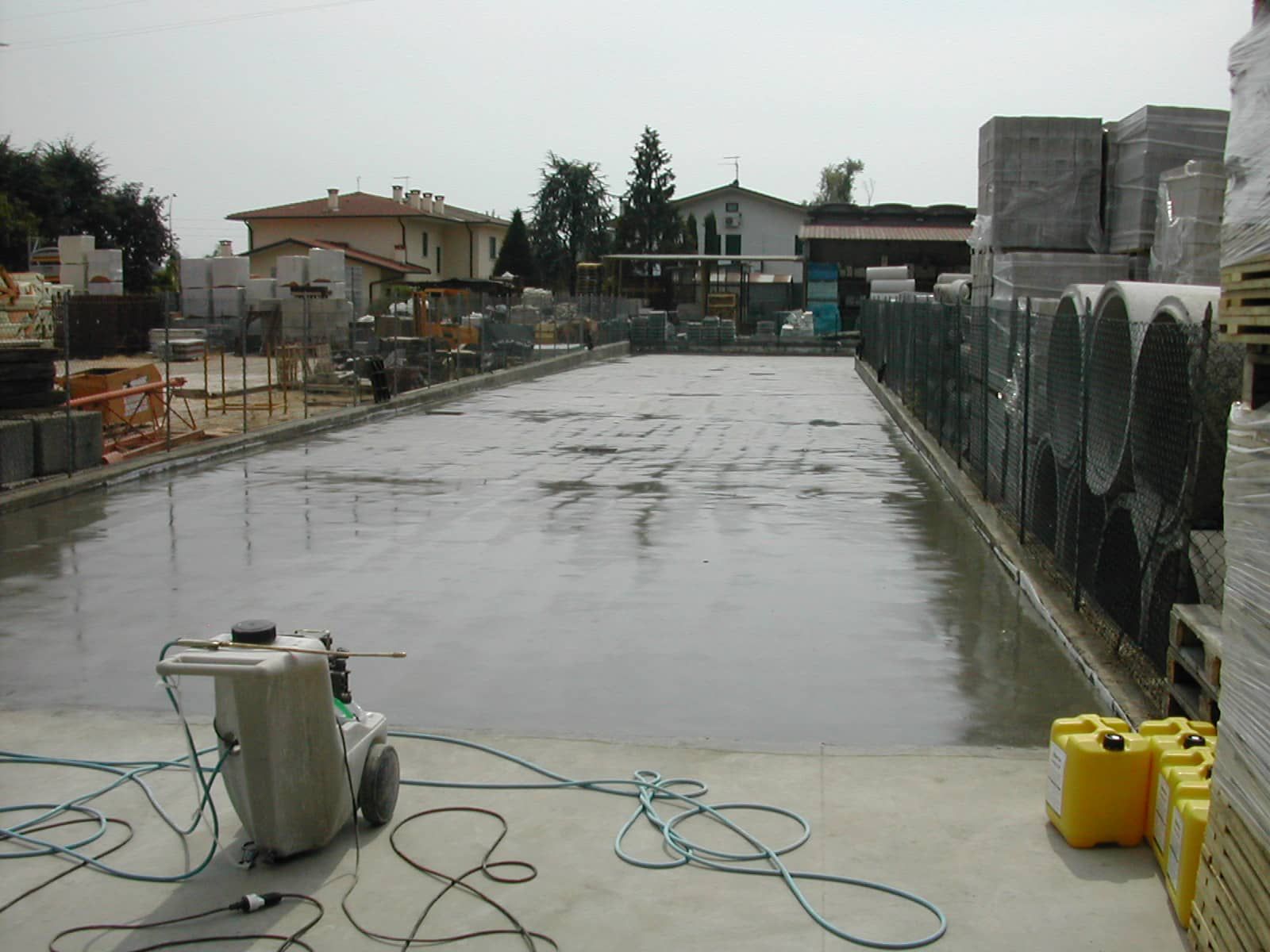Dal Zotto external yard treated with Evercrete Pavishield