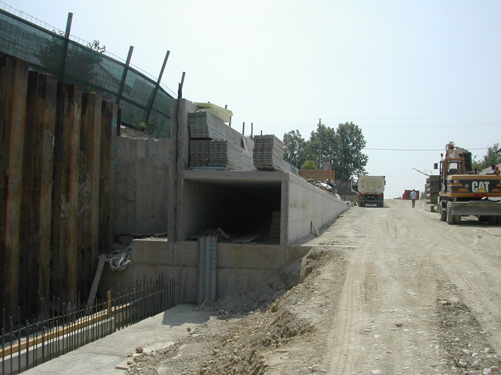 Fontaniva railway underpass treated with Evercrete Vetrofluid
