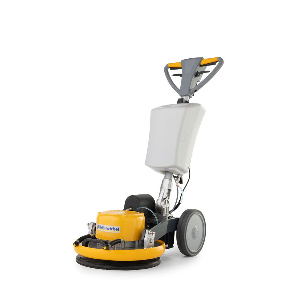 Rotary machine for grinding and sanding